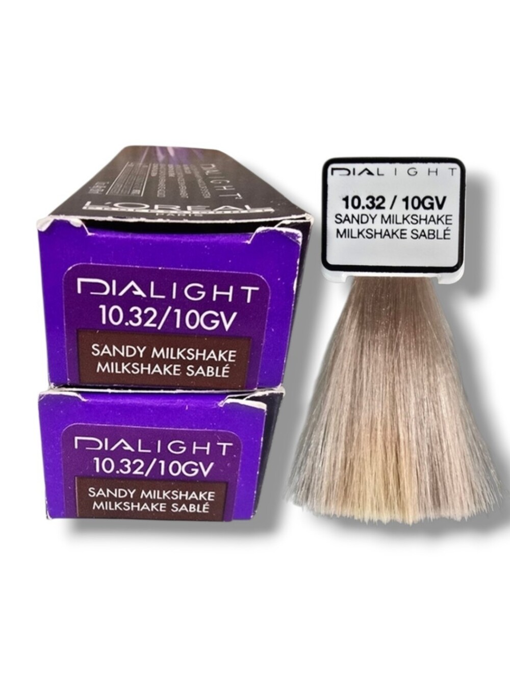 L'Oreal Professionnel DIALight 2 Tubes Ammonia-Free 10.32/10GV Sandy Milkshake